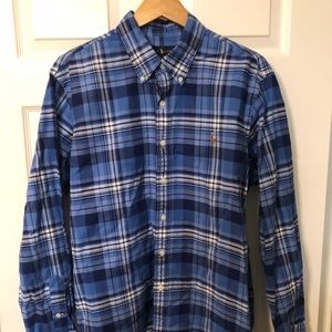 Polo Plaid Button Down shirt. Perfect condition!